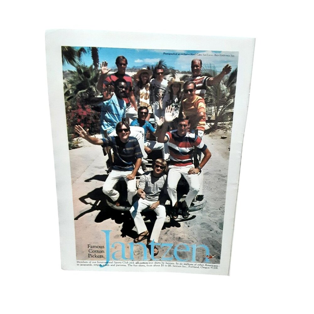 1971 Jantzen Sportswear Fashion Vintage Print Ad